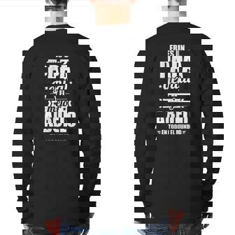 Eres Un Papá Genial Y El Mejor Abuelo En Todo El Mundo Premium Back Print Long Sleeve T-shirt | Mazezy