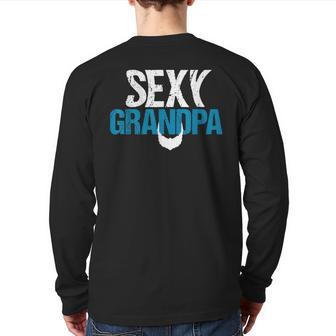 Father's Day Sexy Grandpa Back Print Long Sleeve T-shirt | Mazezy