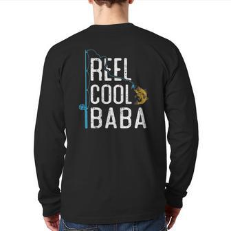 Fishing Reel Cool Baba Father’S Day For Fisherman Baba Back Print Long Sleeve T-shirt | Mazezy DE