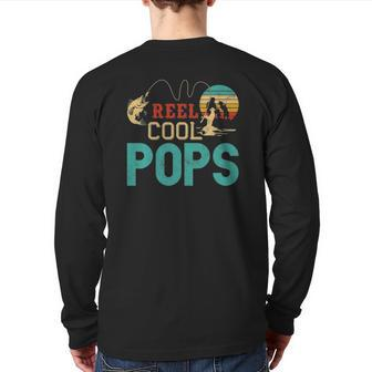 Fishing Reel Cool Pops Father’S Day For Fisherman Pops Back Print Long Sleeve T-shirt | Mazezy