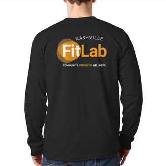 Fit Lab Nashville Community Strength Wellness Back Print Long Sleeve T-shirt | Mazezy