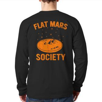 Flat Mars Society Surviving Mars Space Exploration Back Print Long Sleeve T-shirt - Monsterry UK