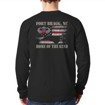Fort Bragg Nc Home Of The 82Nd Airborne Veterans Day Back Print Long Sleeve T-shirt | Mazezy