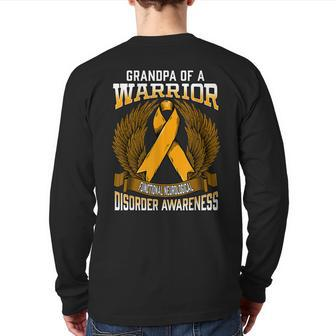 Functional Neurological Disorder Awareness Grandpa Support R Back Print Long Sleeve T-shirt | Mazezy AU