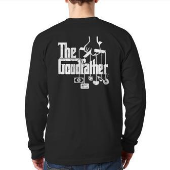 The Goodfather Father's Day Distressed Look Back Print Long Sleeve T-shirt | Mazezy UK