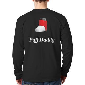 Puff Daddy Asthma Awareness Back Print Long Sleeve T-shirt | Mazezy
