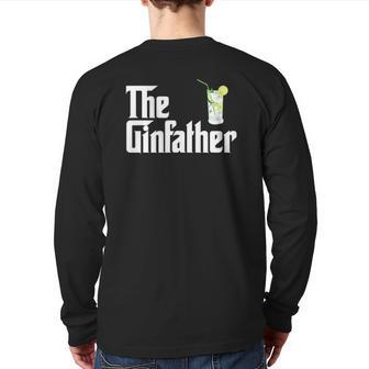 The Gin Father Gin And Tonic Back Print Long Sleeve T-shirt | Mazezy UK