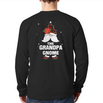 The Grandpa Gnome Christmas Back Print Long Sleeve T-shirt | Mazezy