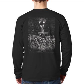 Gustave Dore Witches Dancing At A Sabbath Back Print Long Sleeve T-shirt - Monsterry DE