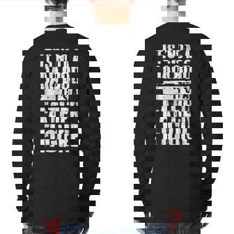 It's Not A Dad Bod It's A Father Figure Fathers Day Back Print Long Sleeve T-shirt | Mazezy