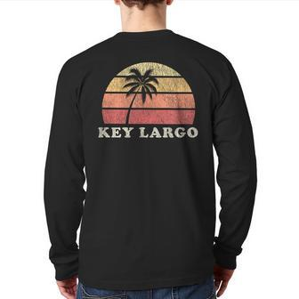 Key Largo Fl Vintage 70S Retro Throwback Back Print Long Sleeve T-shirt - Monsterry AU