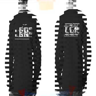 The Legend Legacy Dad Son Daughter Family Matching Back Print Long Sleeve T-shirt | Mazezy