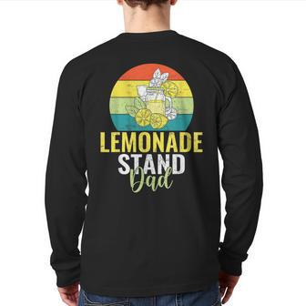 Lemonade Stand Dad Lemonade Dad Back Print Long Sleeve T-shirt | Mazezy