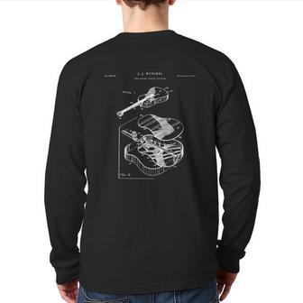 Martin Guitar Patent Music Back Print Long Sleeve T-shirt - Monsterry AU