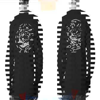 Mens Best Dad By Par Father's Day Golf Lover Papa Golfer Back Print Long Sleeve T-shirt | Mazezy