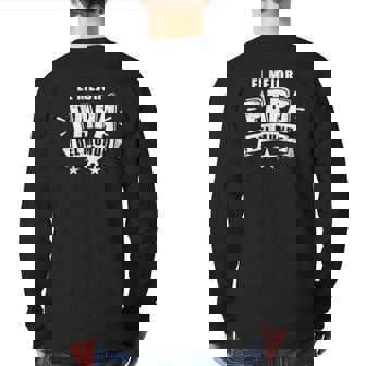 Mens El Mejor Papá Del Mundo Para Dia Del Padre Back Print Long Sleeve T-shirt | Mazezy