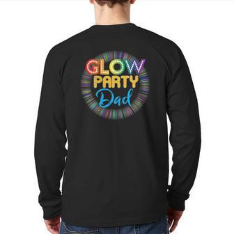 Mens Glow Party Clothing Glow Party Dad Back Print Long Sleeve T-shirt | Mazezy