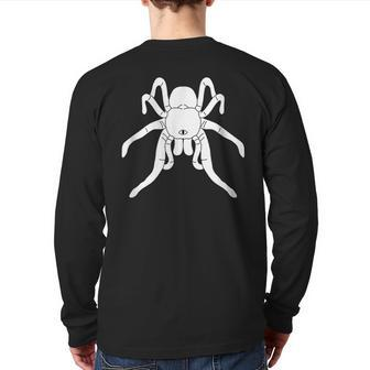 Mens Spinner The Daddy Longlegs Back Print Long Sleeve T-shirt | Mazezy