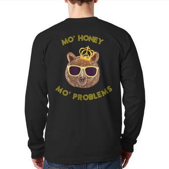 Mo Honey Mo Problems Bear Back Print Long Sleeve T-shirt - Monsterry DE