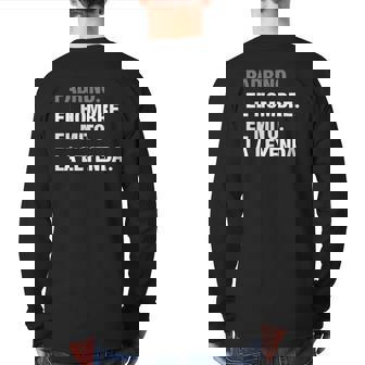Padrino Gif Regalo Para Padrino De Bautizo Back Print Long Sleeve T-shirt | Mazezy