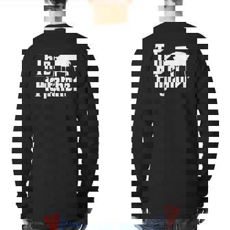 The Pigfather Farm Animal Bacon Novelty Back Print Long Sleeve T-shirt | Mazezy