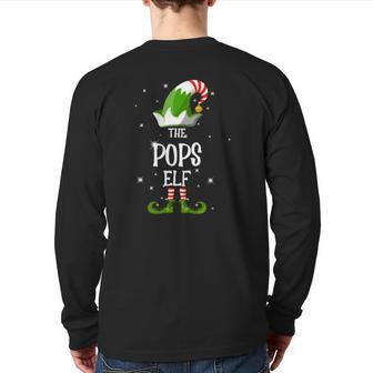 The Pops Elf Family Matching Group Christmas Back Print Long Sleeve T-shirt | Mazezy UK