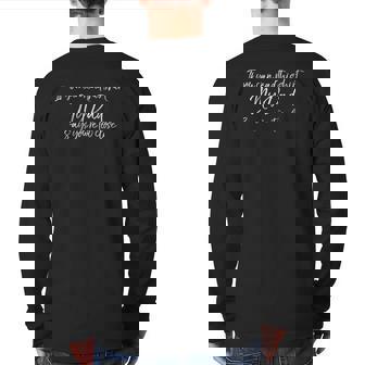If You Can Read This My Dad Says You're Too Close Back Print Long Sleeve T-shirt | Mazezy