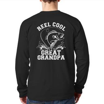 Reel Cool Great Grandpa Back Print Long Sleeve T-shirt | Mazezy DE