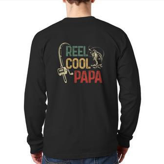 Reel Cool Reel Cool Papa Back Print Long Sleeve T-shirt | Mazezy DE