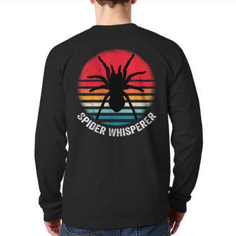 Retro Vintage Style Spider Whisperer Tarantula Spider Back Print Long Sleeve T-shirt - Monsterry UK