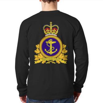 Royal Canadian Navy Rcn Military Armed Forces Back Print Long Sleeve T-shirt - Monsterry DE