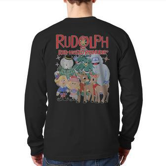 Rudolph The Red Nosed Reindeer Christmas Special Xmas Back Print Long Sleeve T-shirt - Thegiftio UK