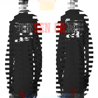 Senior 2023 Class Grad Proud Dad Class Of 2023 Back Print Long Sleeve T-shirt | Mazezy