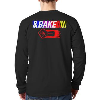 Shake And Bake Family Lover Dad Daughter Son Matching Bbkmctv Back Print Long Sleeve T-shirt | Mazezy