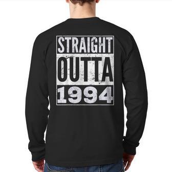 Straight Outta 1994 Birthday Back Print Long Sleeve T-shirt - Monsterry AU