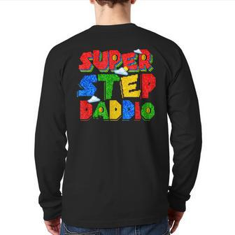Superstep Daddio Fathers Day Outfits For Daddy Back Print Long Sleeve T-shirt | Mazezy
