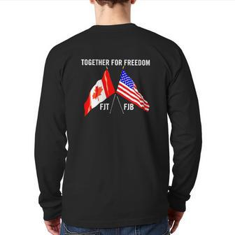 Together For Freedom Fjt Fjb Back Print Long Sleeve T-shirt | Mazezy AU