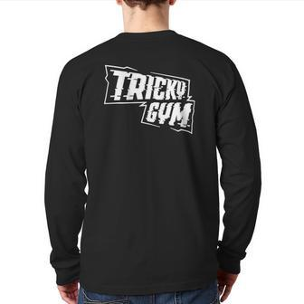Tricky Gym Fitness Bodybuilding Back Print Long Sleeve T-shirt | Mazezy