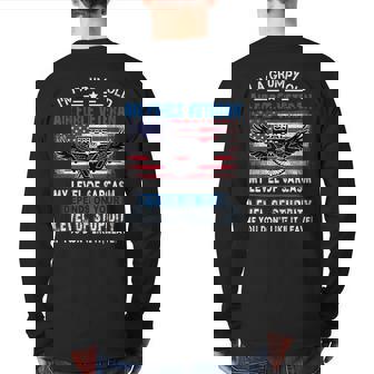 Veteran Of The United States Us Air Force Back Print Long Sleeve T-shirt | Mazezy