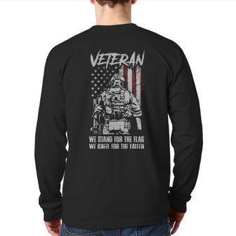 Veteran's Day T Back Print Long Sleeve T-shirt | Mazezy