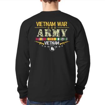 Vietnam Veteran War Army T For Those Who Served Back Print Long Sleeve T-shirt - Monsterry AU