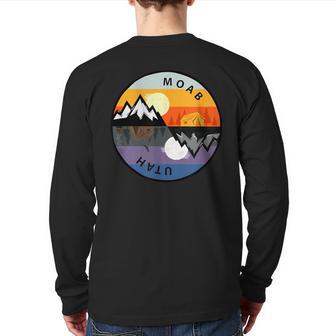 Vintage Moab Utah Retro Souvenir Back Print Long Sleeve T-shirt - Monsterry UK