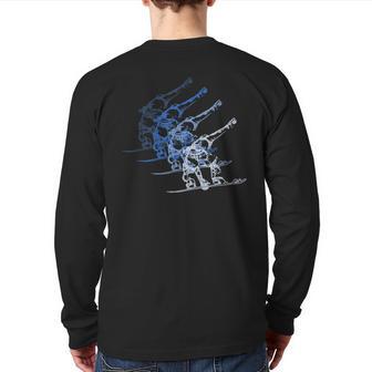 Vintage For Snowboarder Wintersport Retro Snowboarding Back Print Long Sleeve T-shirt - Monsterry AU