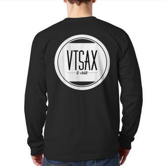 Vtsax & And Chill Fi Fire T Back Print Long Sleeve T-shirt - Monsterry