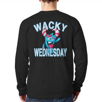 Wacky Wednesday Clothes For Mismatch Day Back Print Long Sleeve T-shirt - Monsterry UK