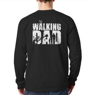 The Walking Dad Cool Tv Shower Fans Essential Back Print Long Sleeve T-shirt | Mazezy