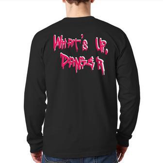 What's Up Danger Superhero Attitude T Back Print Long Sleeve T-shirt - Monsterry DE