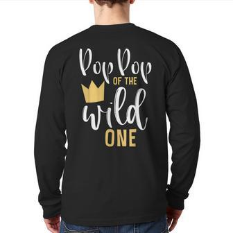 Of The Wild One 1St Birthday First Thing Matching Back Print Long Sleeve T-shirt - Monsterry