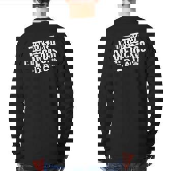 World's Best Cane Corso Dad Back Print Long Sleeve T-shirt | Mazezy