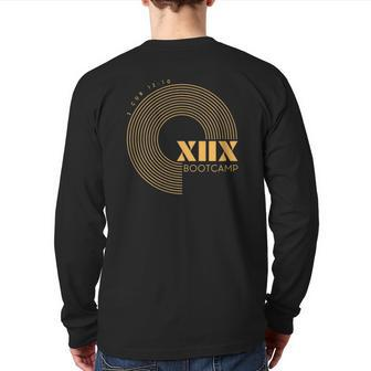 Xiix Bootcamp Race Track Half Retro Back Print Long Sleeve T-shirt | Mazezy
